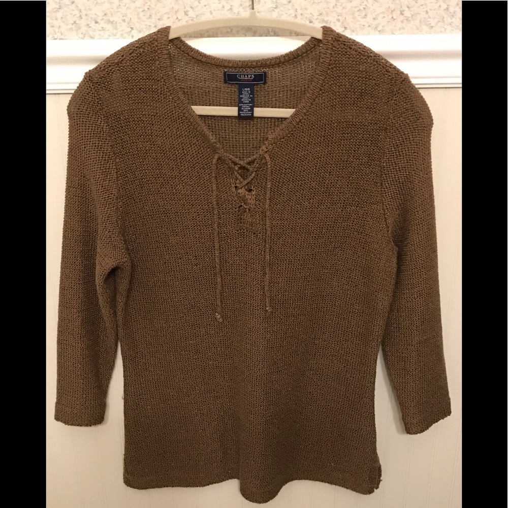 CHAPS Knit Top